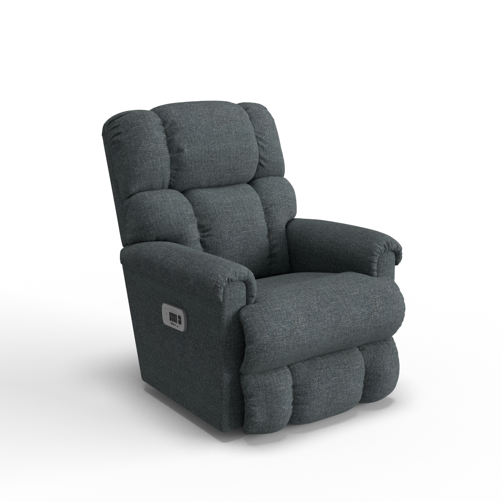 Pinnacle Power Rocking Recliner w/ Headrest & Lumbar